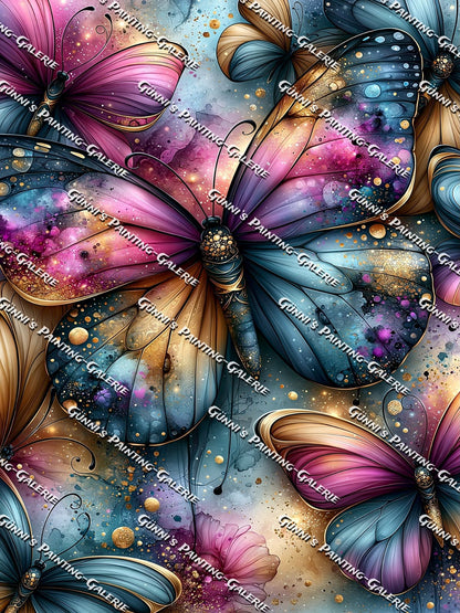 Schmetterlingsträume by Andy‘s_AI_Art 75x100 285 Farben