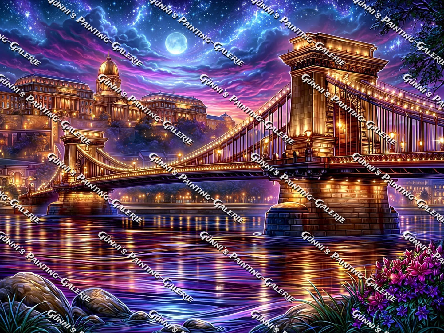 Brücke der Träume by illumaris KI_Art 120x90 290 Farben