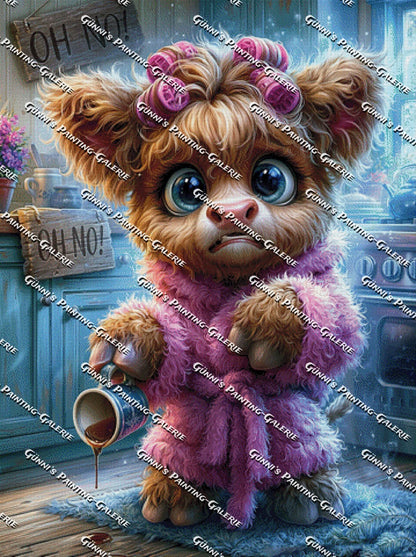 Muh-Chaos am Morgen by illumaris KI_Art 90x120 270 Farben