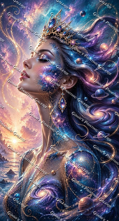 Hüterin der Sterne by Biggilee 70x130 240 Farben