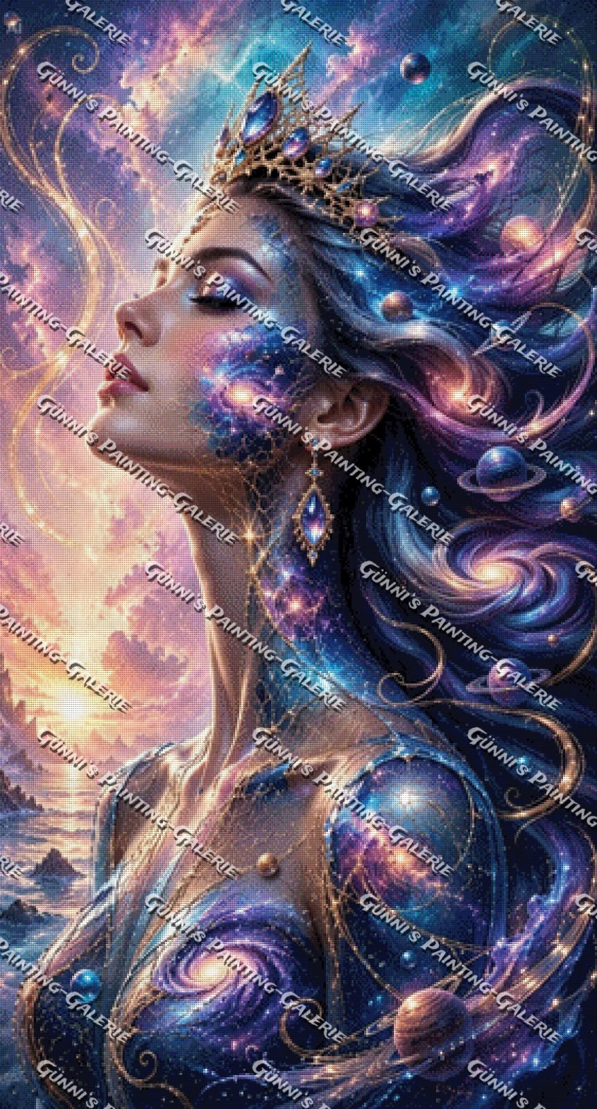 Hüterin der Sterne by Biggilee 70x130 240 Farben