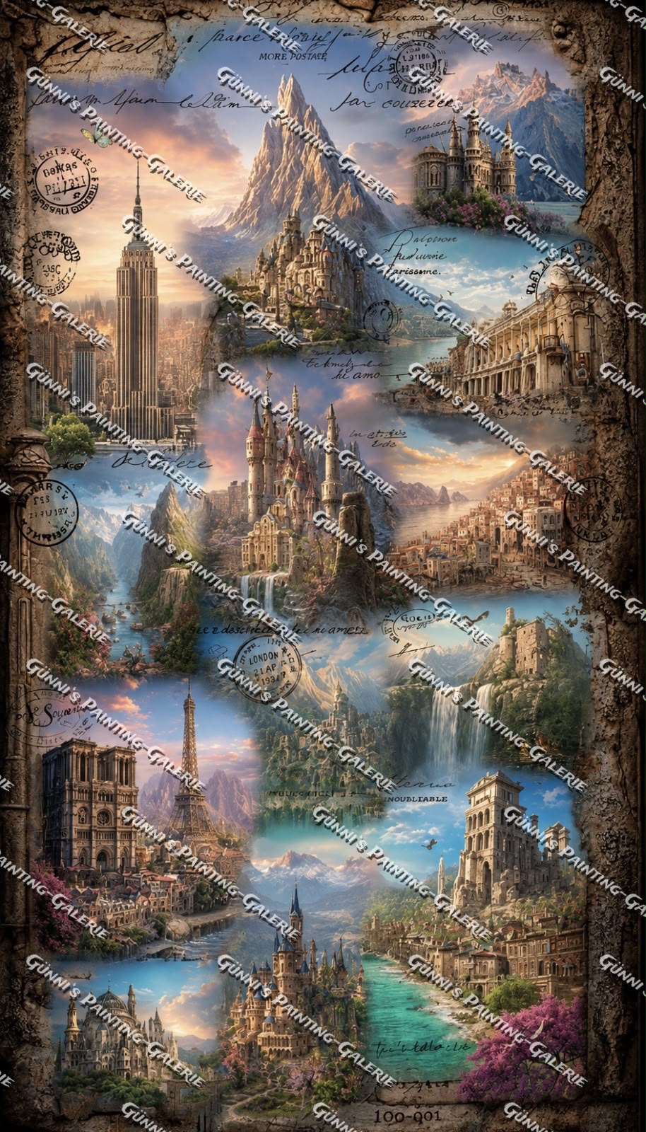 Reise durch die Zeit by Elly_A.I. 80x140 230 Farben