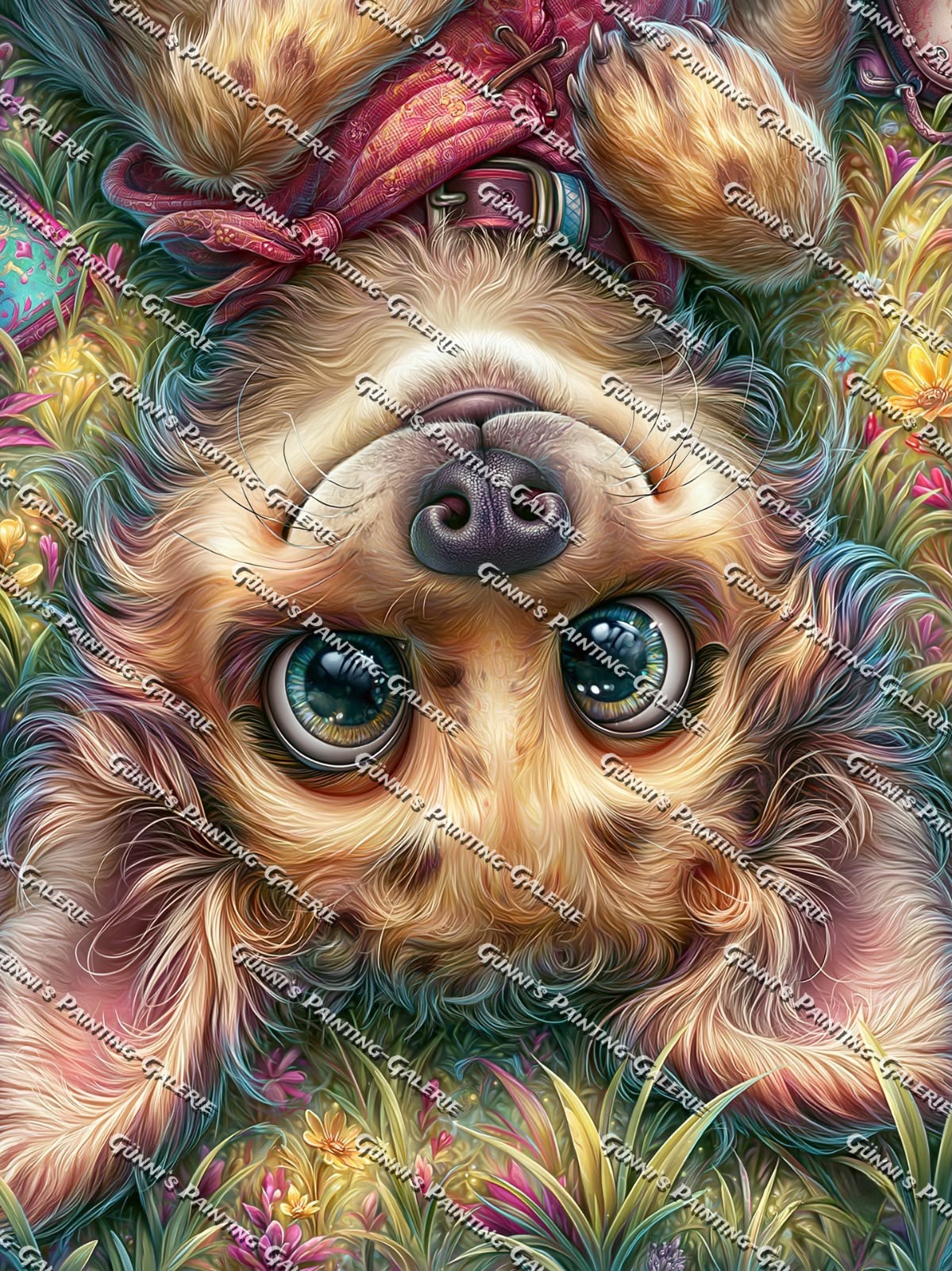 Kopfüber verliebt by Sweet_Loco_AI 75x100 270 Farben