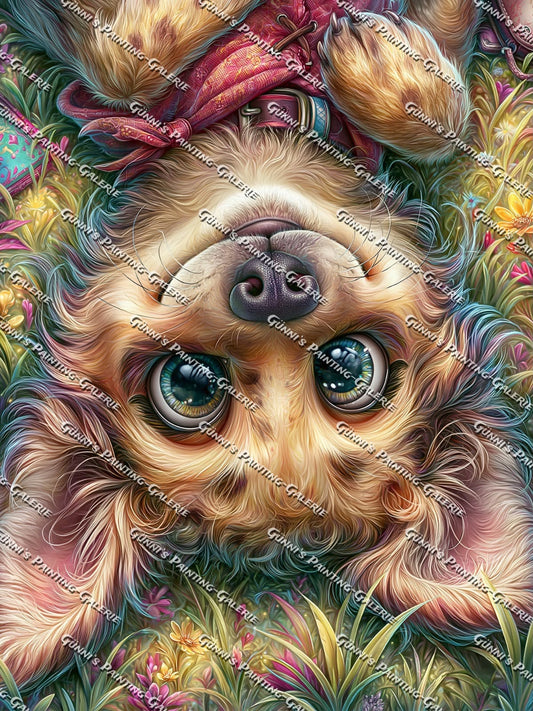 Kopfüber verliebt by Sweet_Loco_AI 75x100 270 Farben