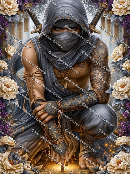 Der verhüllte Wächter by Sweet_Loco_AI 90x120 190 Farben