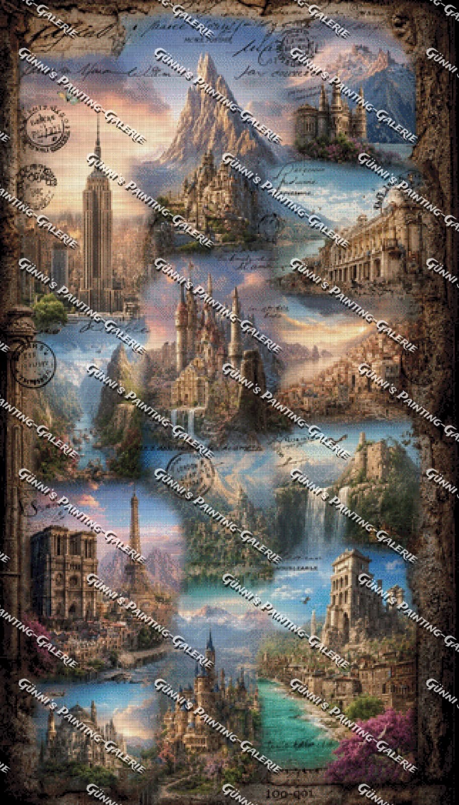 Reise durch die Zeit by Elly_A.I. 80x140 230 Farben