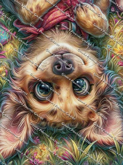 Kopfüber verliebt by Sweet_Loco_AI 75x100 270 Farben
