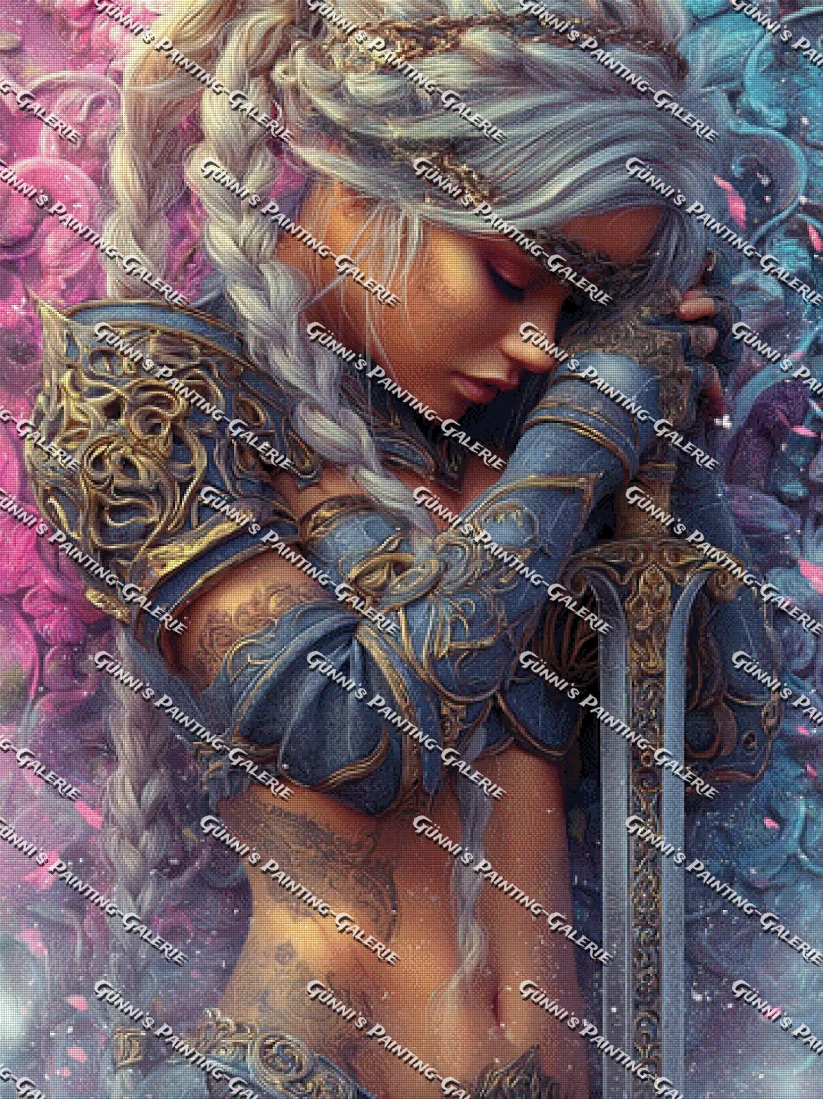 Die Wächterin der Stille by Elly_A.I. 90x120 225 Farben