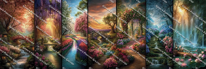 Die Magie der sieben Gärten by Elly_A.I. 300x100 350 Farben