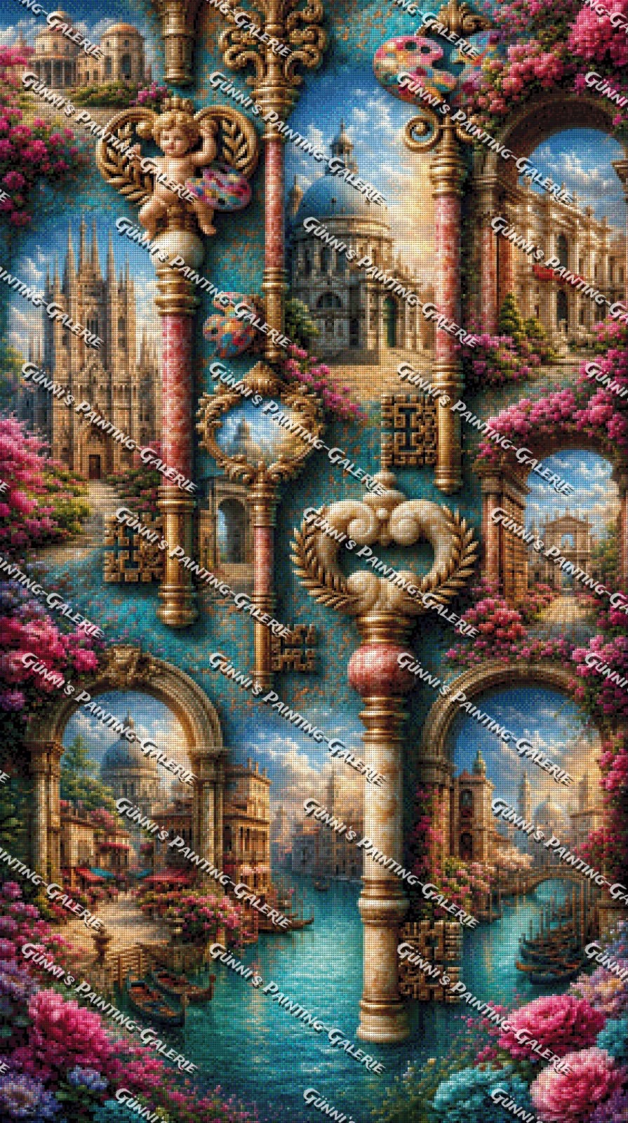 Der Schlüssel zum Paradies by Elly_A.I 70x125 290 Farben