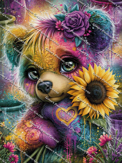 Bärchen voller Farben by Sweet_Loco_AI 75x100 295 Farben