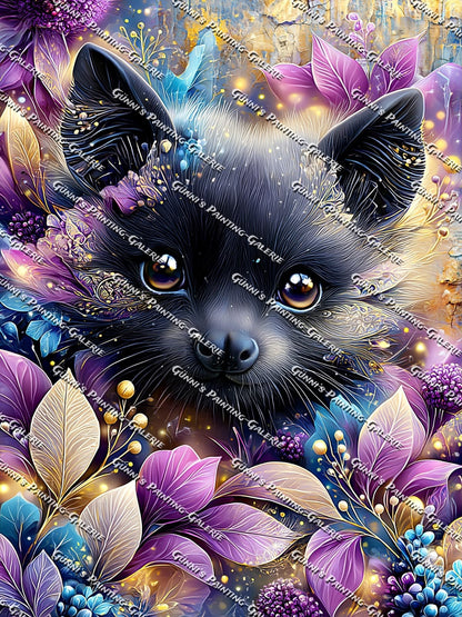 Verzauberte Blütenwelt by illumaris KI_Art 75x100 295 Farben