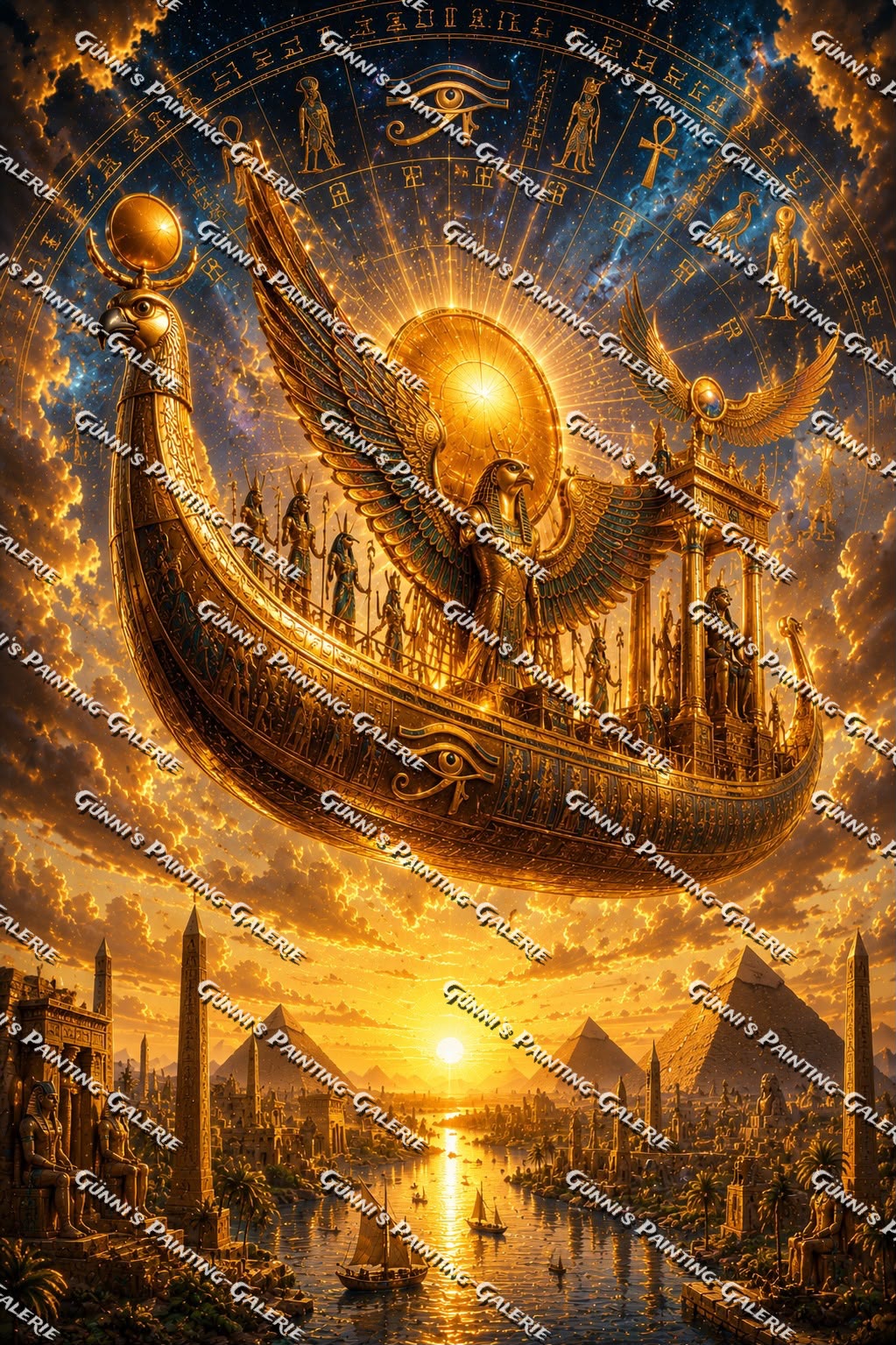 Das Auge des Horus by Biggilee_Art 80x120 170 Farben