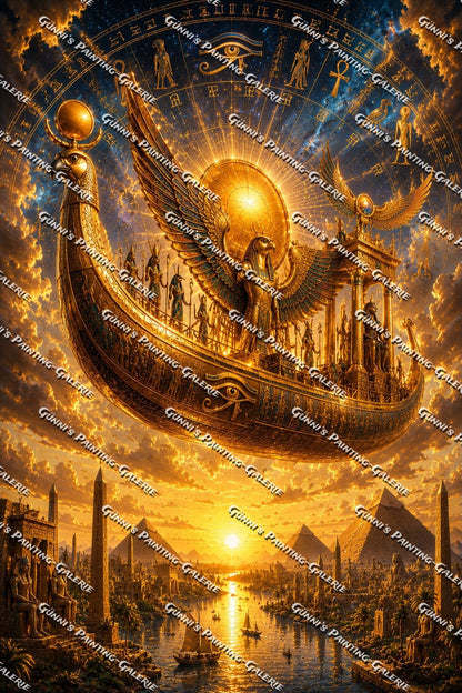 Das Auge des Horus by Biggilee_Art 80x120 170 Farben