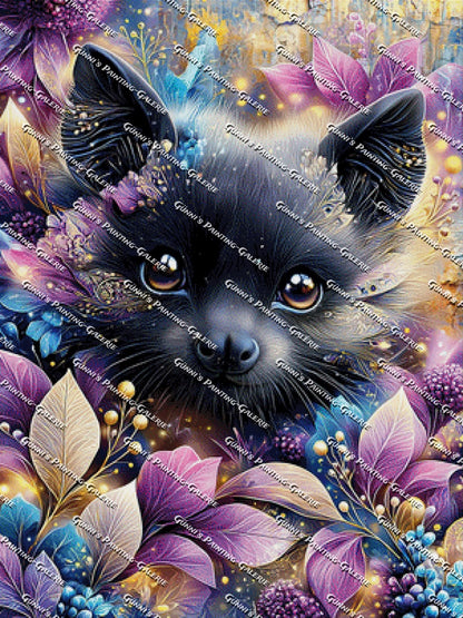 Verzauberte Blütenwelt by illumaris KI_Art 75x100 295 Farben
