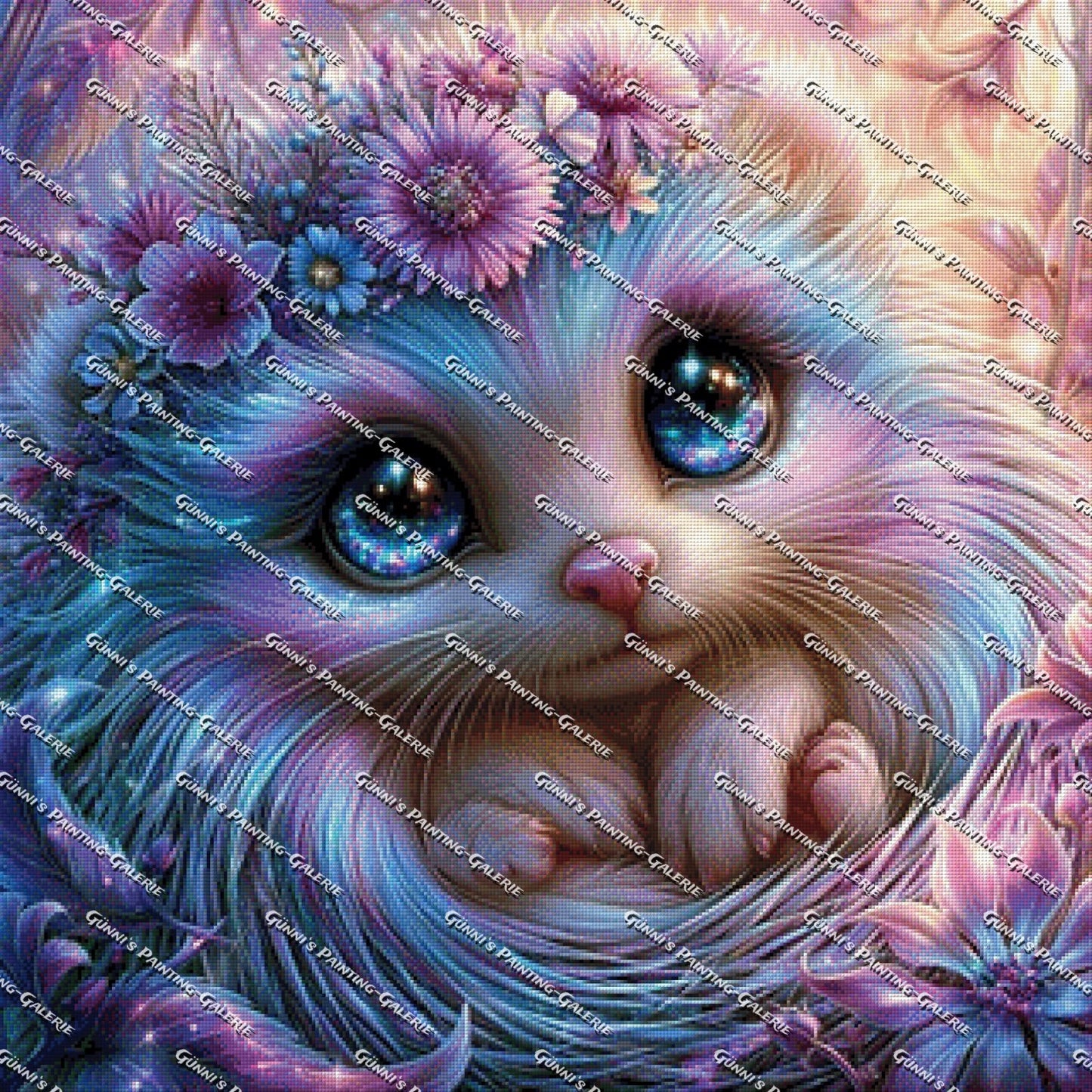 Galaxy Eyes by illumaris KI_Art 80x80 225 Farben
