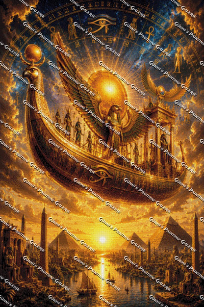 Das Auge des Horus by Biggilee_Art 80x120 170 Farben