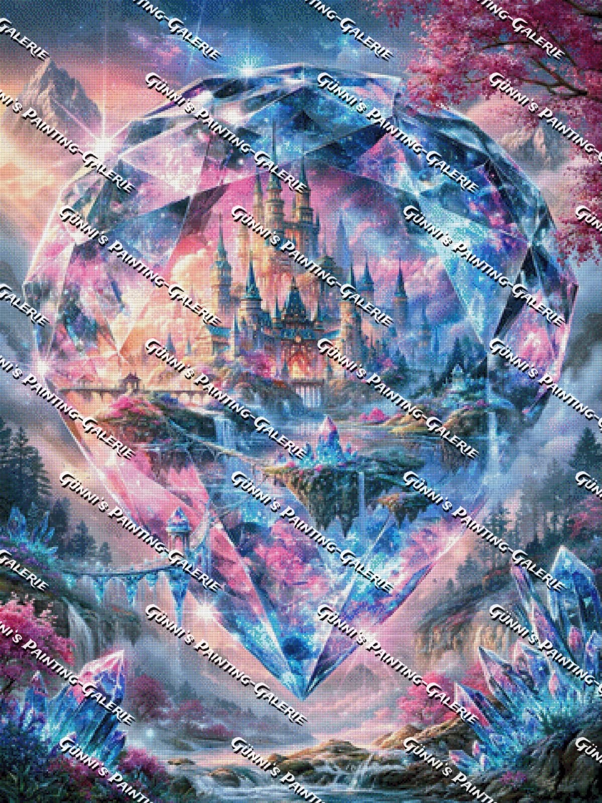 Kristallreich der Träume by Sweet_Loco_AI 90x120 300 Farben