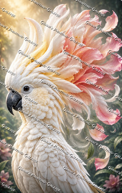 Zauber der Federn by Biggilee_Art 70x110 215 Farben