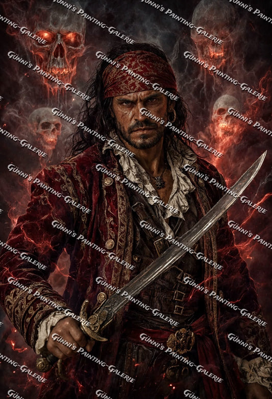 Seelen des Piraten by Biggilee_Art 75x110 110 Farben