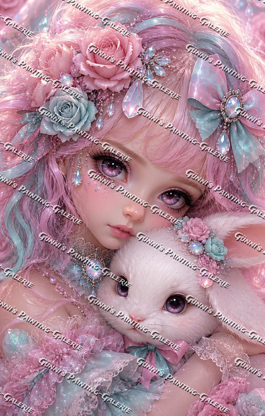 Pastellprinzessin by Biggilee_Art 70x110 155 Farben