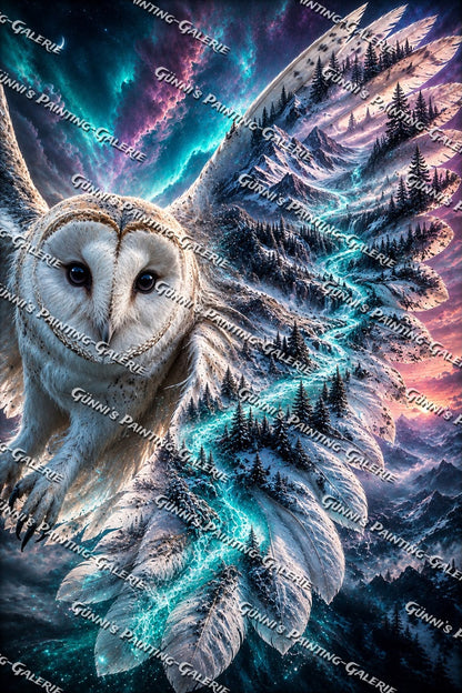 Seele des Nordlichts by Biggilee_Art 80x120 220 Farben
