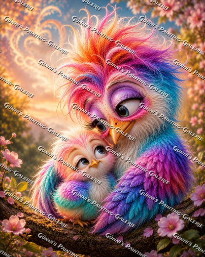 Mamas kleiner Schatz by Biggilee_Art 80x100 315 Farben