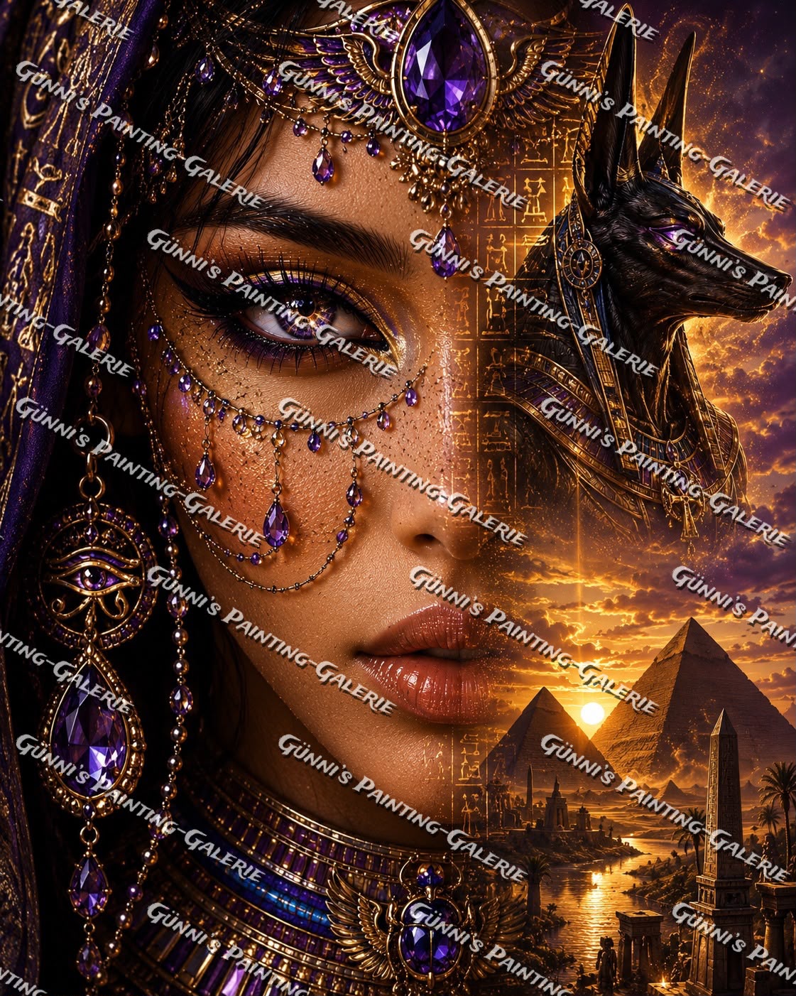 Flüstern der alten Götter by Biggilee_Art 80x100 195 Farben