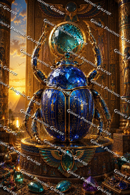 Der heilige Skarabäus by Biggilee_Art 80x120 270 Farben