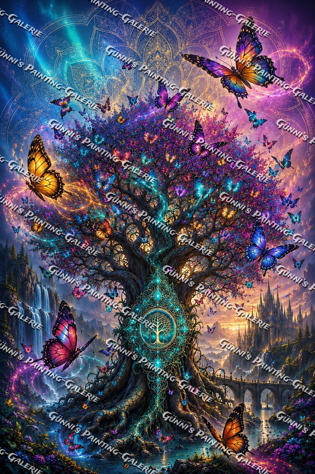 Der Baum der Wünsche by Biggilee_Art 80x120 290 Farben
