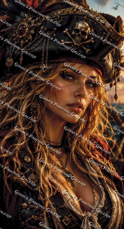 Die Piratenkaiserin by Biggilee_Art 60x110 170 Farben