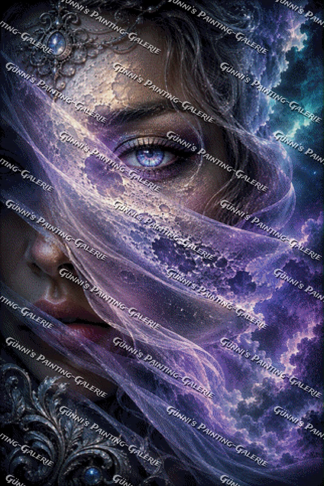 Die Hüterin des Universums by Biggilee_Art 80x120 160 Farben
