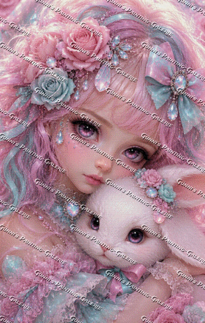Pastellprinzessin by Biggilee_Art 70x110 155 Farben
