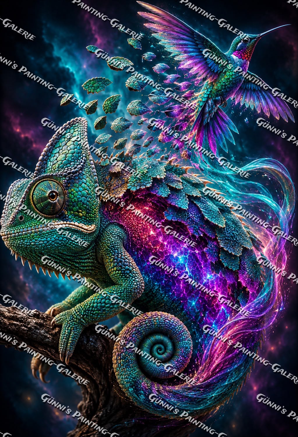 Kosmischer Farbenwandler by Biggilee_Art 75x110 280 Farben