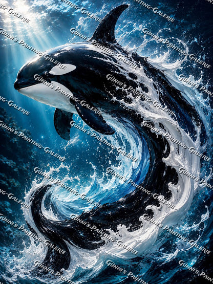 Seele des Ozeans by Biggilee_Art 90x120 110 Farben