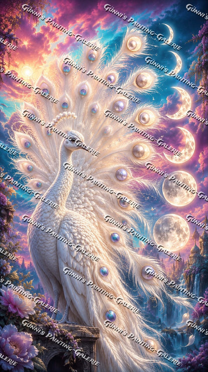 Himmlischer Pfau by Biggilee_Art 70x125 240 Farben