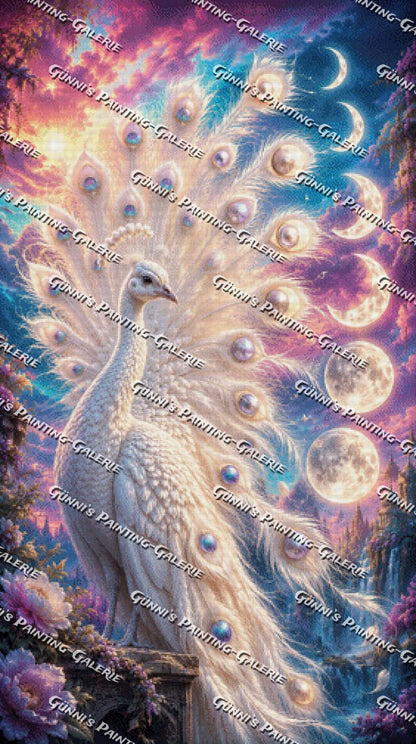 Himmlischer Pfau by Biggilee_Art 70x125 240 Farben