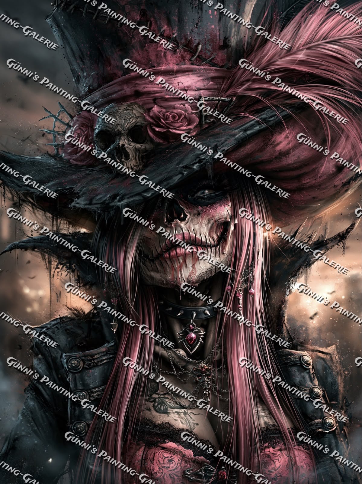 Lady Deathrose by Karla 90x120 135 Farben