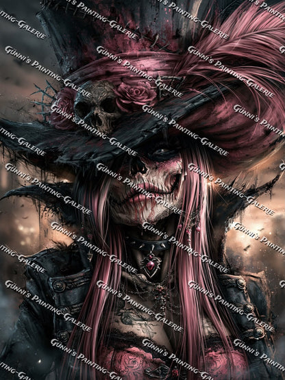 Lady Deathrose by Karla 90x120 135 Farben