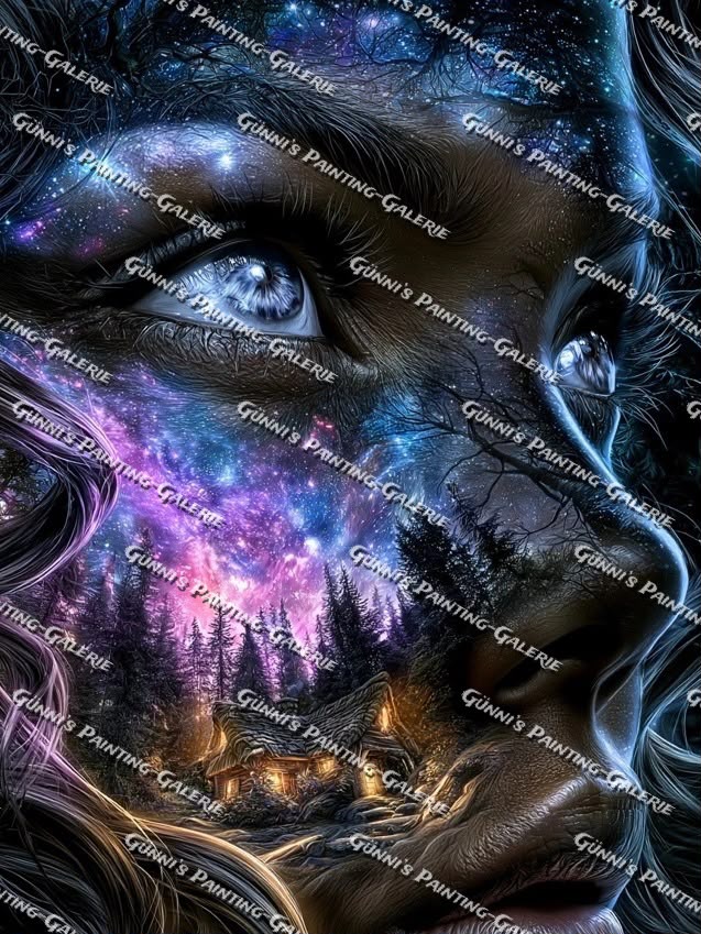Das Universum in mir by illumaris KI_Art 90x120 205 Farben