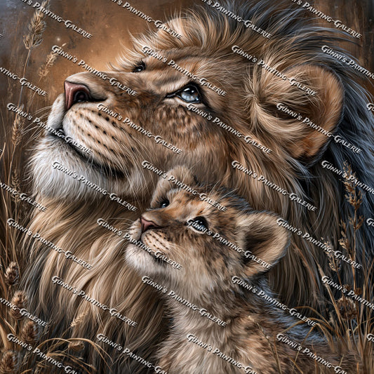 Das Erbe des Löwen by Andy‘s_AI_Art 90x90 120 Farben