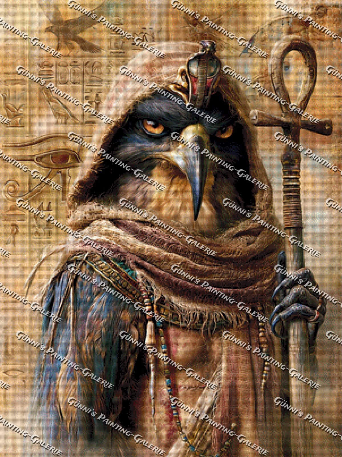 Wächter des Horus by QN 75x100 210 Farben