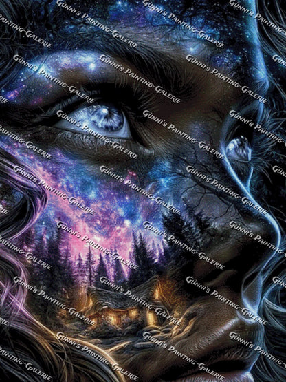 Das Universum in mir by illumaris KI_Art 90x120 205 Farben