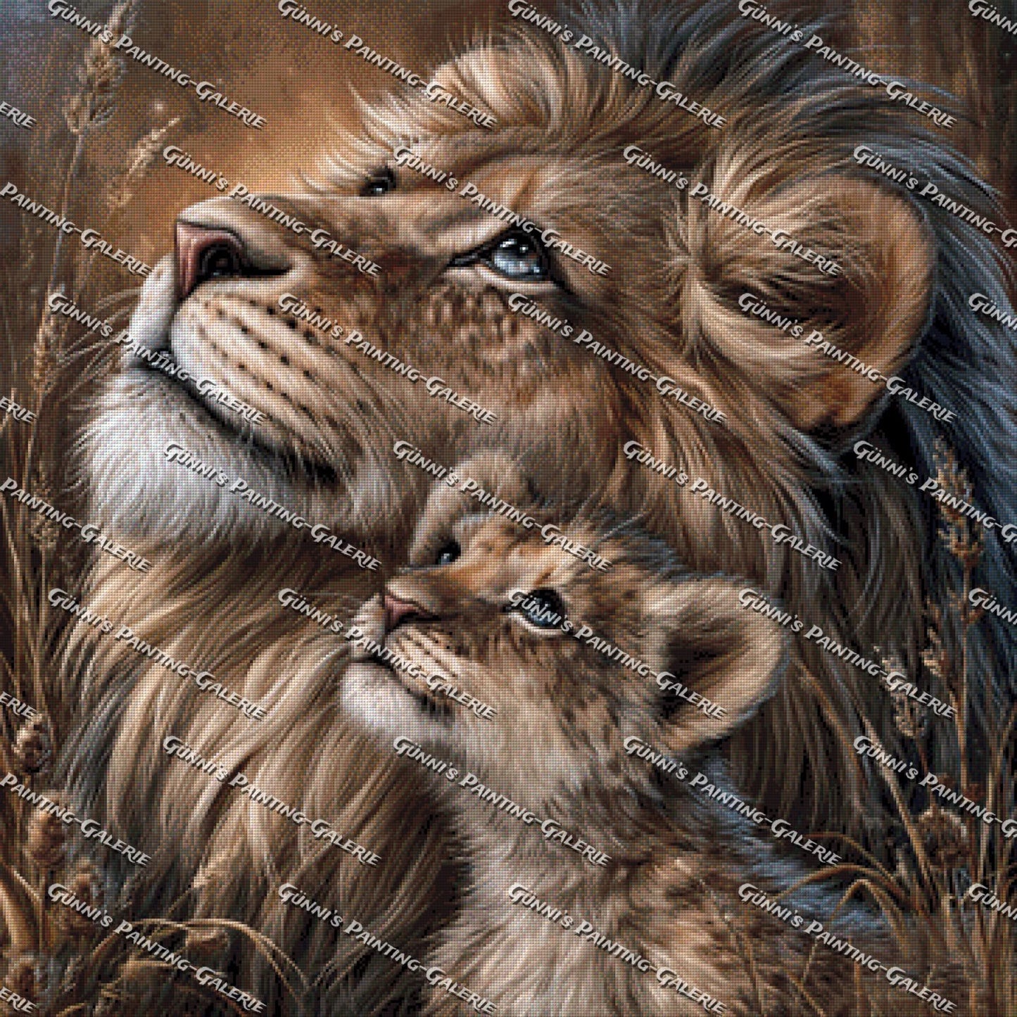 Das Erbe des Löwen by Andy‘s_AI_Art 90x90 120 Farben