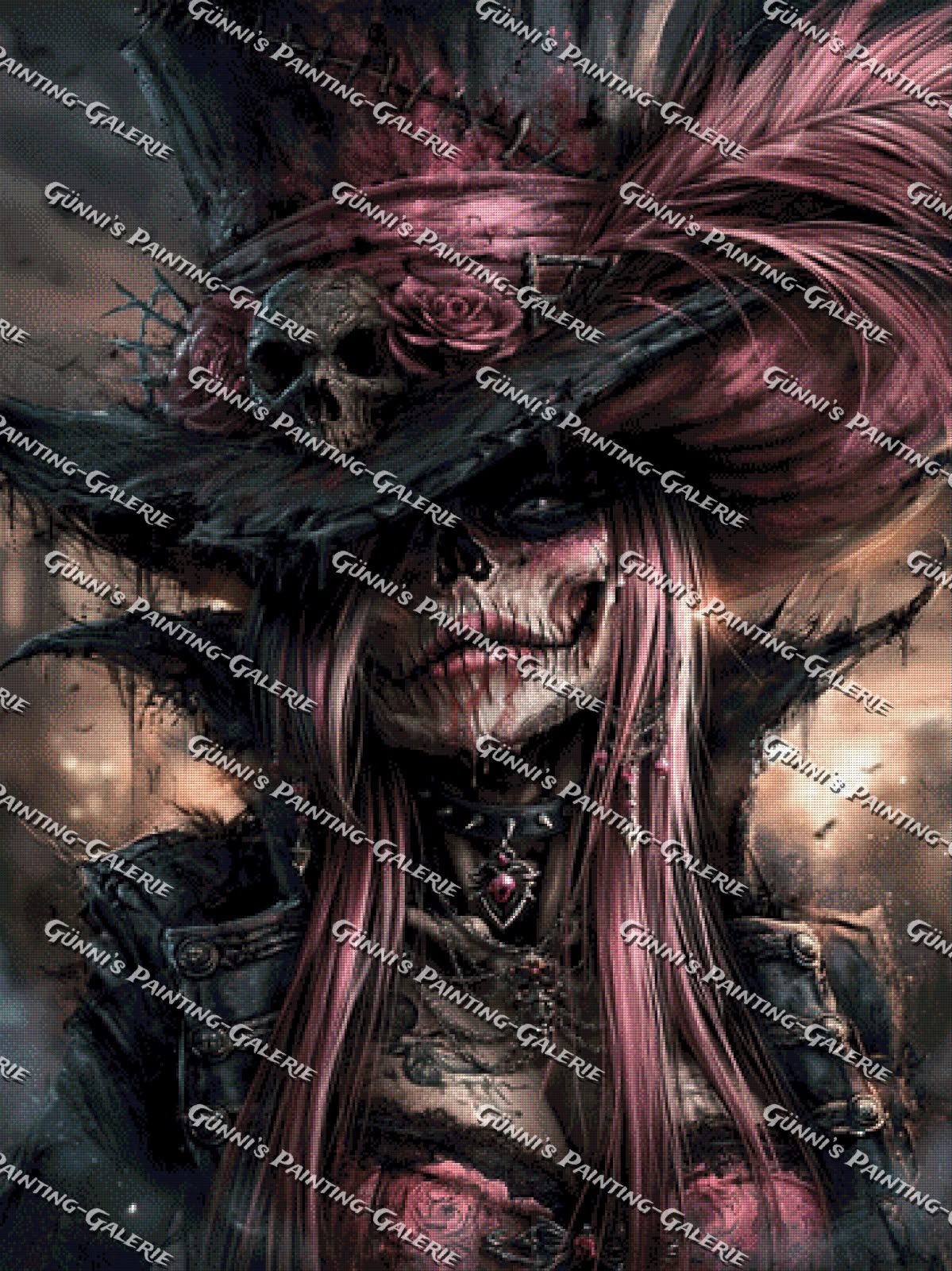 Lady Deathrose by Karla 90x120 135 Farben