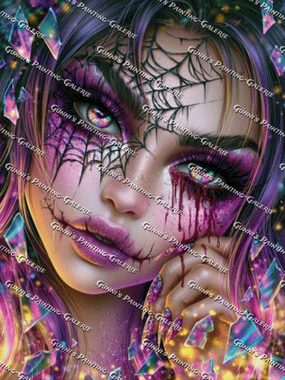 Spinnennetz der Tränen by illumaris KI_Art 75x100 290 Farben