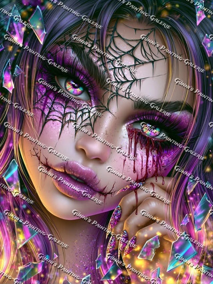 Spinnennetz der Tränen by illumaris KI_Art 75x100 290 Farben