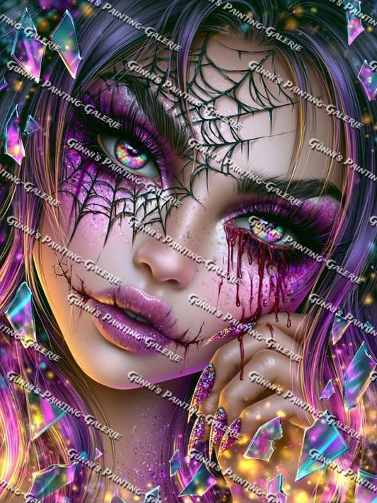 Spinnennetz der Tränen by illumaris KI_Art 75x100 290 Farben