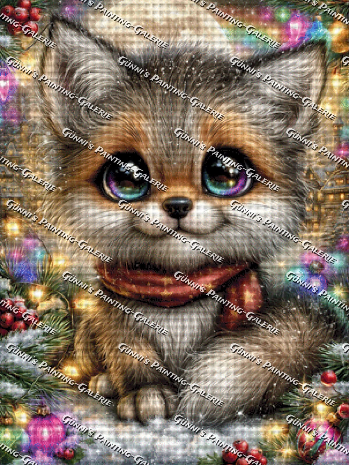 Winterpfötchen by Andy‘s_AI_Art 75x100 240 Farben