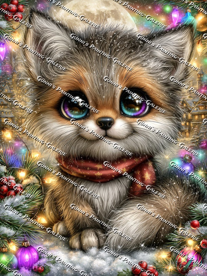 Winterpfötchen by Andy‘s_AI_Art 75x100 240 Farben